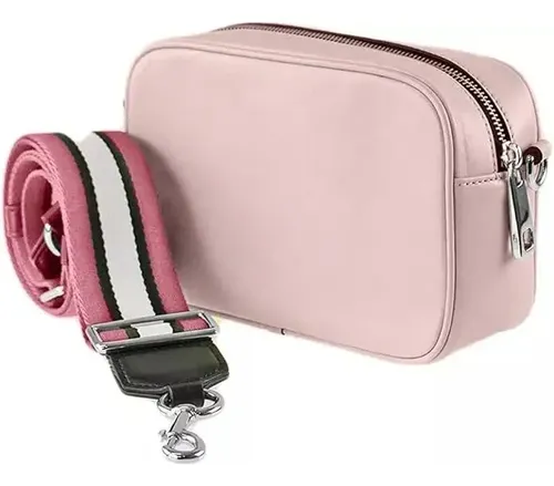 Cartera Crossbody Marc Jacobs Cámara Flash Signet Peach Nude