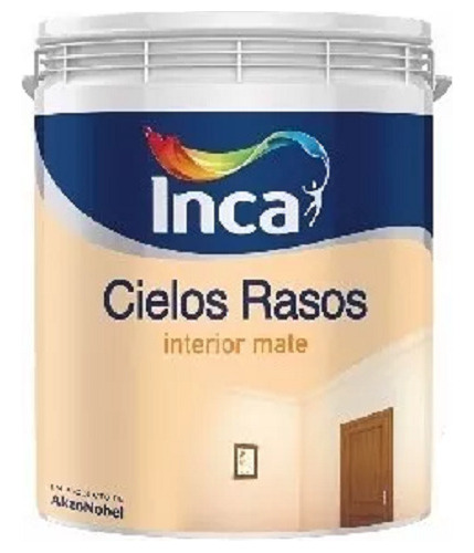 Pintura Para Cielos Rasos Antihongos Inca 20lts Blanco