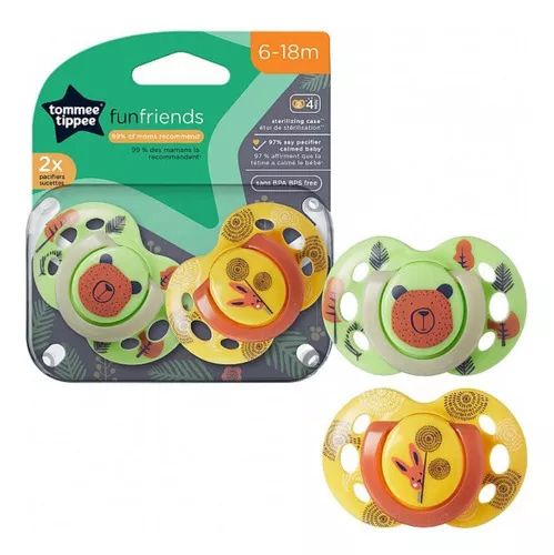 Chupetes Night Time 18-36 Meses Tommee Tippee