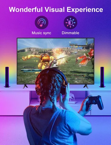Zuukoo Light Smart Led Light Bar, Rgb Con 19 Modos Dinamicos