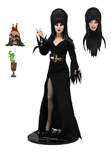 Neca: Elvira, Señora De La Figura De Acción Vestida De 8  Os