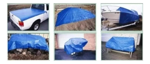 Lona Encerado Polietileno 4 X 2 Azul 150 Micras Ajax