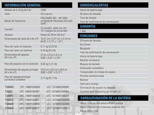 Imagen 3 de 5 de 12x Handy Motorola Walkie Talkie T200tp Ivox/vox 32km