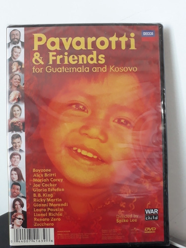 Dvd Pavarotti E Friends - For The Children Of Liberia