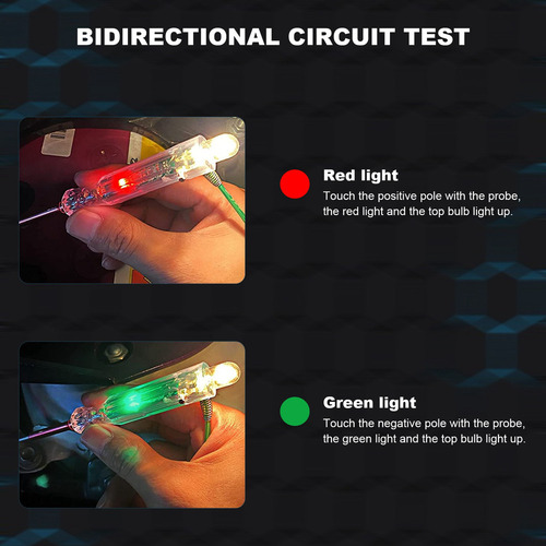 Probador De Circuito Led Automotriz De 6-24v