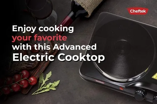 Cheftek Ct1010 - Estufa Electrica Doble Con Platos De Coc