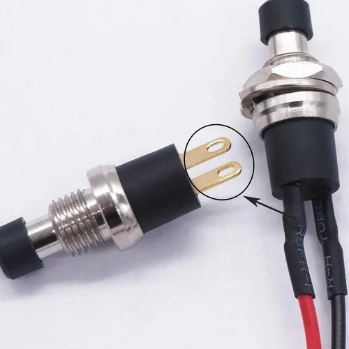 Interruptor De Botón De Enclavamiento 3a 250v 2 Pines 4 Unid