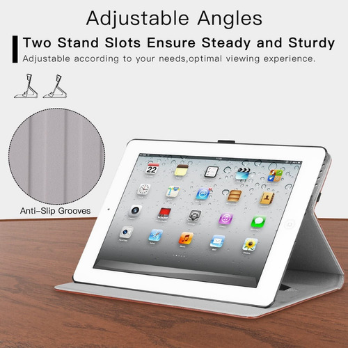 Estuche Para iPad 2 3 Y 4 En Piel Sintetica Marca Ztotop