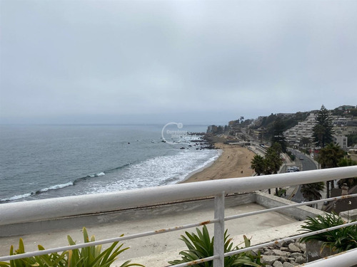 Venta Departamento En Concón De 3 Dorm. Primera Linea Playa