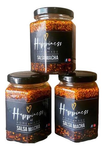 Salsa Macha Happiness Is Home Made / Caja 6piezas