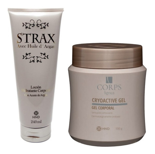  1 Gel Reductor Cryoactive Corps + 1 Strax Hinode Fragancia Mentol