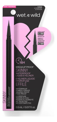 Delineador Liquido Wet N Wild  Breaukp Proof Skinny Liquid 