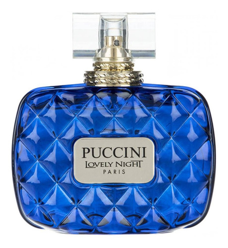 Perfume Puccini Paris Lovely Night Blue Edp Feminino 100ml Original Lacrado Mulher