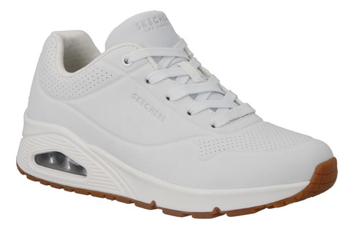 Tenis Preparatoria Pr705349 Mujer Blanco Sin Tacon Letras