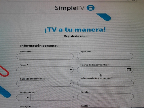Registro Y Recarga De Simpletv
