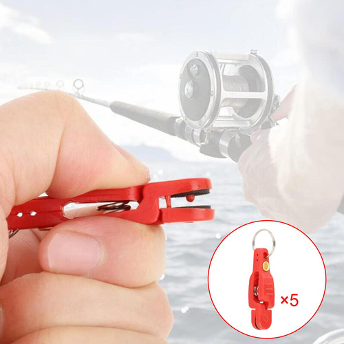 Clips De Liberación De Tensión Pesada De 5 Rojo Rojo