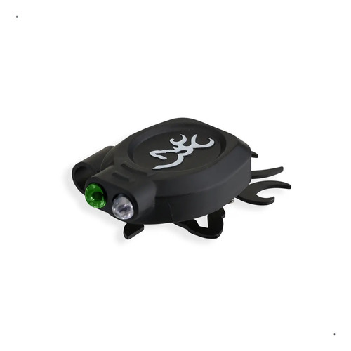 Lampara Gorra Buckmark Browning Caceria Camping Led Verde Color Negro