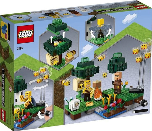Imagem 4 de 10 de Lego Minecraft 21165 A Fazenda Das Abelhas 238 Pçs Original