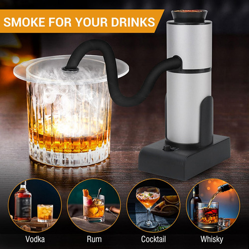 Infusor De Humo Portátil Comida Generador De 90x56x155mm