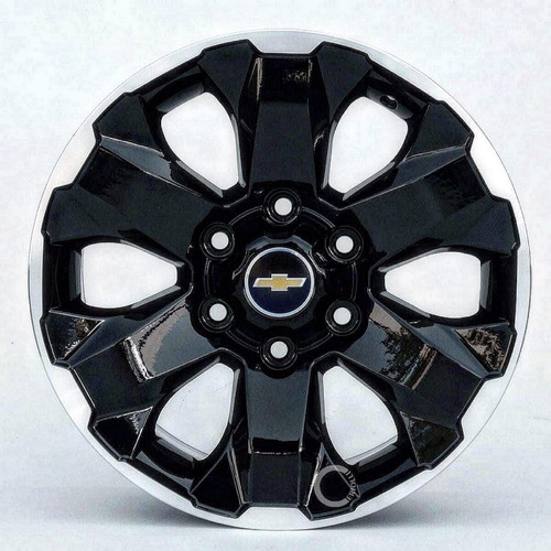 Roda S10 Aro 18 6x139 2020 2021 / 4 Rodas High Country Ltz Cor Preta Diamante