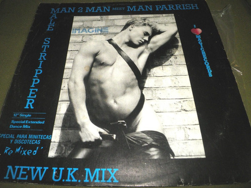 Disco Remix Vinyl Man 2 Man Meet Man Parrish - Male Stripper (Usado)