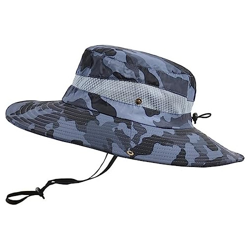 Sombrero De Pesca Camuflado Con Protección Uv