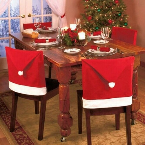 Adorno Estuche Silla Decoracion Navideña Red Hat 65 Cm