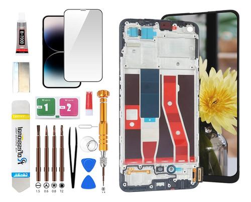 Lzhipx Pantalla Lcd Para Oppo Reno 5 Lite Con Marco Display Cph2205