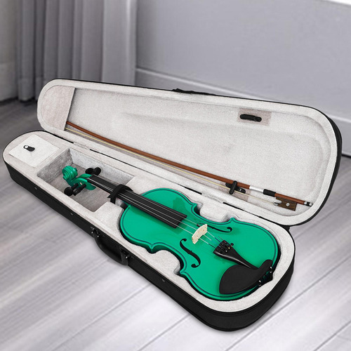 Juego De Violín 4/4, Violín De Madera Maciza, Regalos De