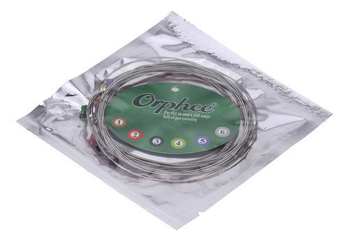 Guitarra De Cuerdas Rx19 Orphee Electric Alloy Tension, 6 Pi