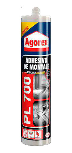 Pegamento Adhesivo De Montaje Agorex Pl700  390g