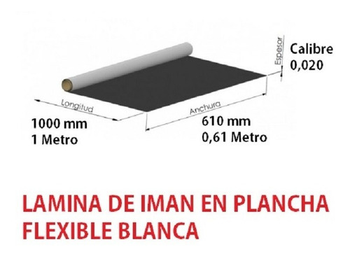 Bobina De Plancha Imantada Flexible 0,20mm