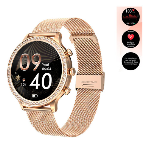 Reloj Inteligente Con Llamadas Musicales Para Mujer Step Sma