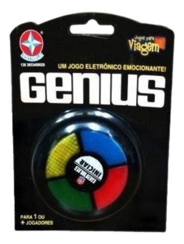 Imagem 4 de 6 de Mini Genius Estrela Brinquedo Educativo Para Viagem