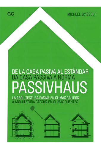 Da casa passiva à norma passivhaus: A arquitetura passiva em climas quentes, de Wassouf, Micheel. Editorial EO Editora LTDA, capa mole em espanhol/português, 2014