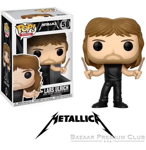 Imagen 3 de 6 de Original Metallica Full Band Funko Pop Collection