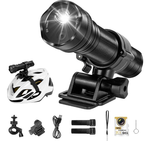 Cámara Casco Impermeable 1080p Ip66 Para Moto Y Ciclismo