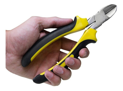 Alicate Corte Oblicuo Black Jack 8 P. B077 Mango Ergonomico