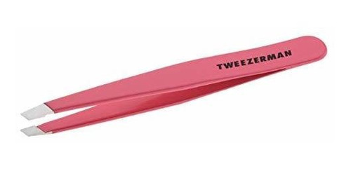 Pinza Tweezerman Fashion Color Slant, Geranio, 1 Unidad