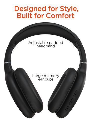 Auriculares Hypergear Inalámbricos, C/ Bluetooth, Negro