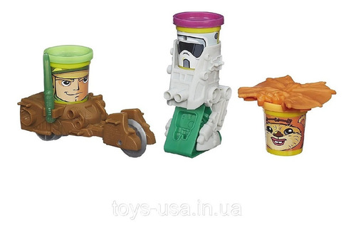 Imagem 2 de 2 de Massinha Playdoh Star Wars Missão Em Endor Da Hasbro B0001