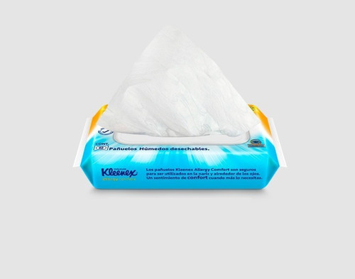Pañuelos Húmedos Desechables Kleenex Allergy Comfort - 1 Paq