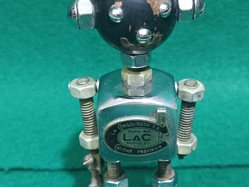 Robot Antiguo Mexicano Años 50s La Consolidada National Advr (Usado)