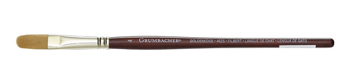 Grumbacher Goldenedge Golden Toray Filbert - Pincel Para Acu