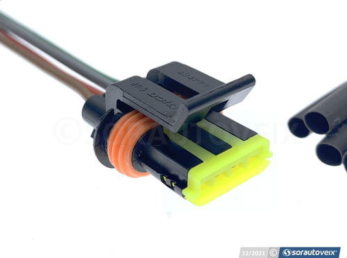 Plug Conector P/ Atuador De Marcha Lenta Chery Qq 1.1 Effa H