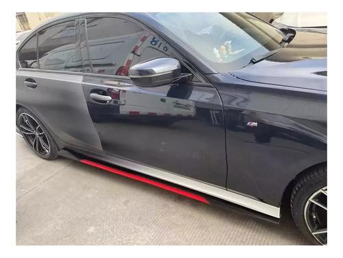 Splitters Lateral Filo Rojo 238cm Porsche Cayenne 2012