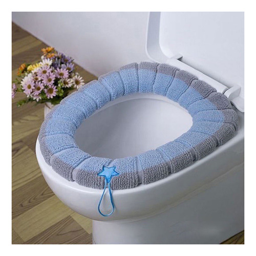 4pzs Cubre Asiento Funda Lavable Cálida Inodoro Taza Wc Baño