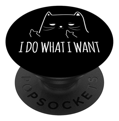 Funny Adult Humor Cat Meme Hago Lo Que Quiero Popsockets Po