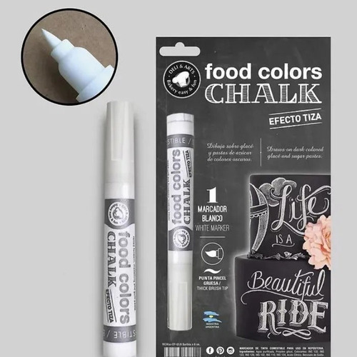 Marcador Comestible Efecto Tiza Chalk - Food Colors