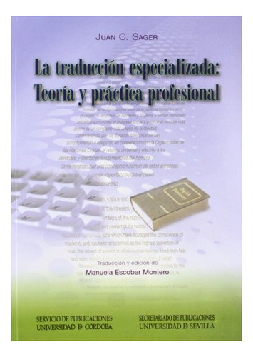 Libro La Traduccion Especializada Teoria Y Practic  De Sager